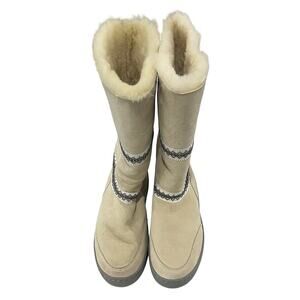 *DS35 UGG Women's Sundance Revival Boots White Size 8